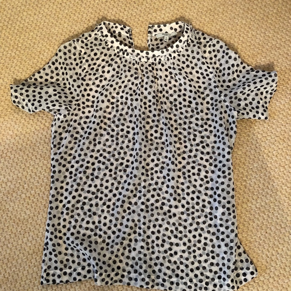 Madewell Polka Dot Top